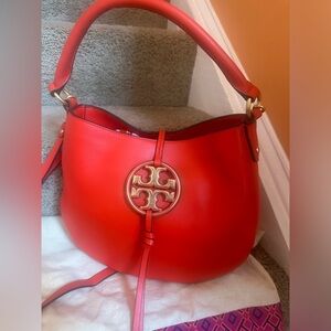 TORY BURCH ORANGE HOBO BAG